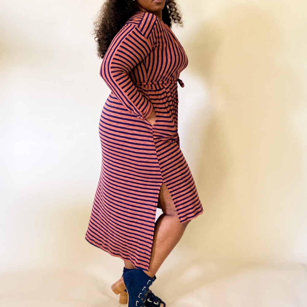 Earth Stripes Dress - Picture 2 of 4